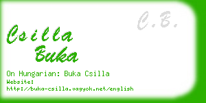 csilla buka business card